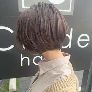 ショート カラー 前田 善夫のヘアスタイル