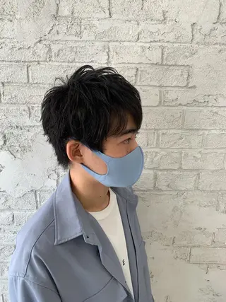 ショート メンズ ブリーチ特化 ハイトーンRYOYAのヘアスタイル