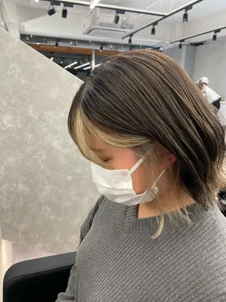 ミディアム カラー 小林 拓真のヘアスタイル