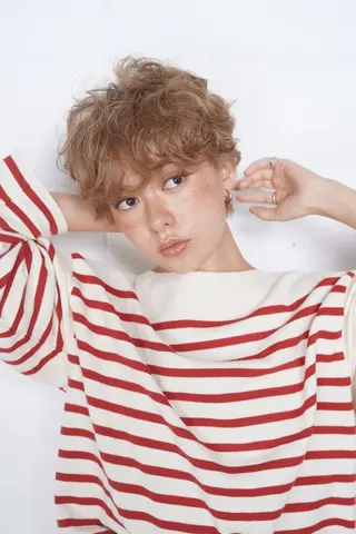 ショート カラー がもう ゆいこのヘアスタイル