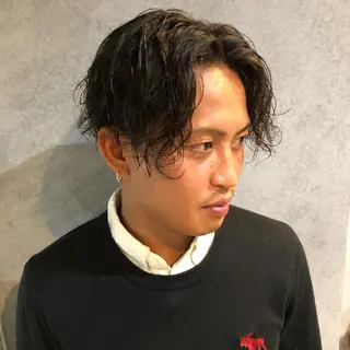 パーマ メンズ 櫻井 未悠のヘアスタイル