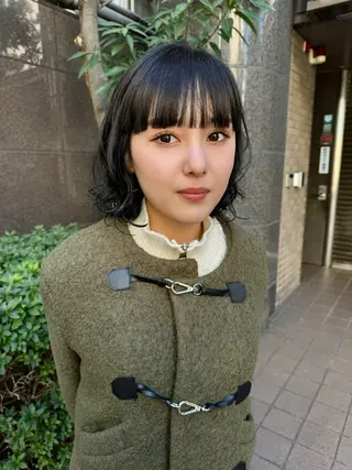 ミディアム カラー ヘアアレンジ 【大阪で1番優しい 美容師】りょんのヘアスタイル
