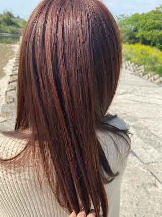 セミロング 大倉 未波のヘアスタイル