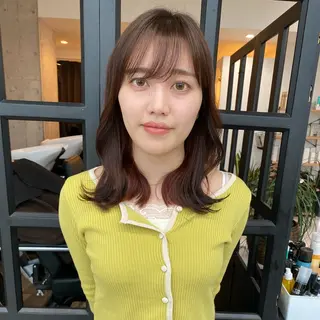 ミディアム また会いたくなる 美容師【KENTA】のヘアスタイル