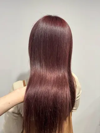 ロング カラー レイヤー/透明感ツヤ カラー/Rinのヘアスタイル