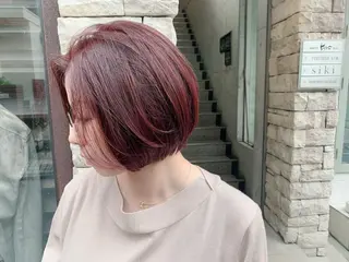 ショート カラー EMANON天神所属・Hitomi Ezakiのヘアスタイル