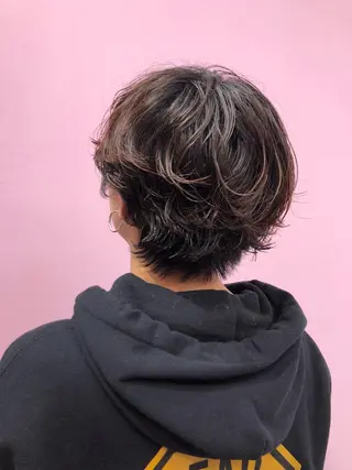 ショート ツノダ ルカのヘアスタイル
