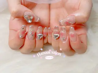 ミディアム Hanaai Salon新大久保店のネイルデザイン