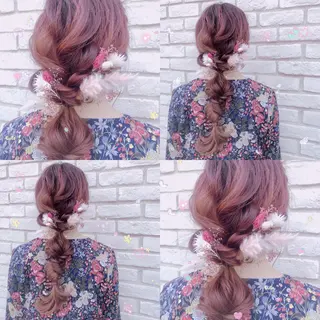 ヘアアレンジ 原 麻耶のヘアスタイル
