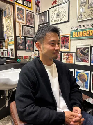 ショート メンズ CribHoodbarbershop所属・白井 昇太のヘアスタイル