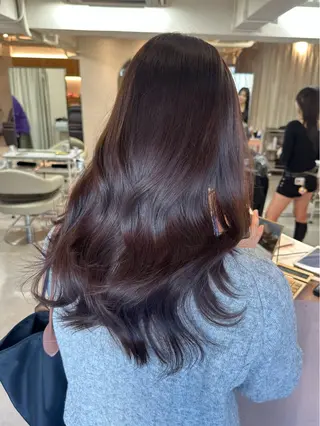 ロング カラー 韓国ヘア🦢🖤 Sayumiのヘアスタイル