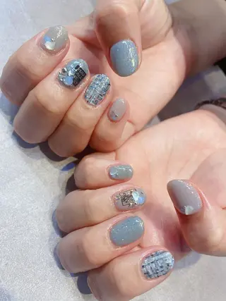 ショート ネイル NAILSALON 🍔Timna🍟のネイルデザイン