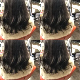ロング カラー デザインカラー🌈 高木リョウのヘアスタイル