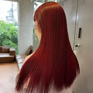 ロング カラー ボブハイトーン🦖 デザインMAMIのヘアスタイル