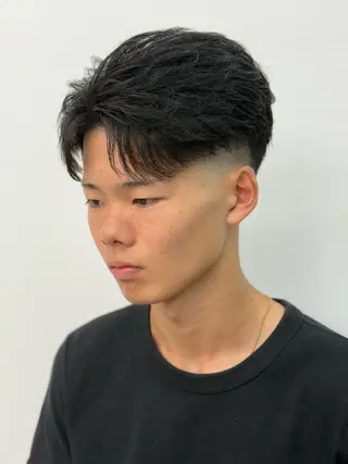 パーマ メンズ 福岡 正真のヘアスタイル