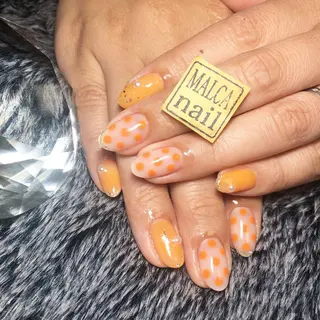 ショート カラー パーマ ヘアアレンジ キッズ ネイル マツエク・マツパ MALCAnail(マルカネイル)所属・荒木 莉奈のネイルデザイン