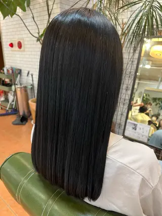 ロング カラー 石井 佑樹のヘアスタイル