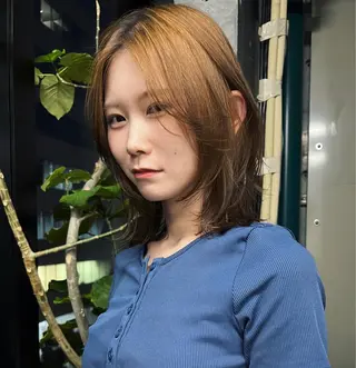 ミディアム レイヤーカット カシマハヤトのヘアスタイル