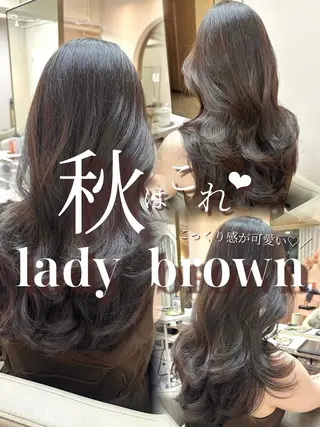 ロング カラー 韓国ヘア🦢🖤 Sayumiのヘアスタイル