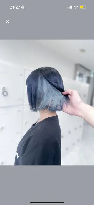 ショート カラー 韓国スタイル🇰🇷 トレンドレイヤー🪡のヘアスタイル