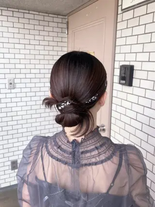 ヘアアレンジ 垢抜けヘアメイク🫧 JURI🪽のヘアスタイル