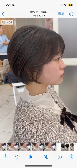 ショート 顔周り/透明感カラー /韓国ヘア/TAKUのヘアスタイル