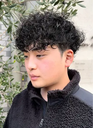 パーマ メンズ 年間2000名担当◎ パーマ職人/仲原佑樹のヘアスタイル