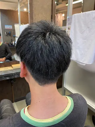 ショート メンズ メンズパーマ特化 カバヤマ　リョウのヘアスタイル