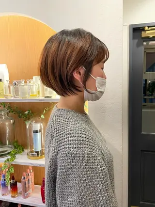 ショート レイヤー/ブリーチ ♥️【木坂 桃歌】のヘアスタイル