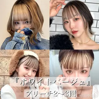 ショート カラー 韓国ヘア/艶カラー /田中悠佑のヘアスタイル