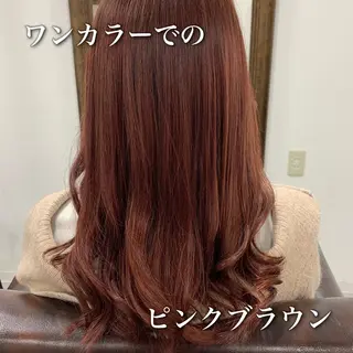 セミロング カラー 中本 達也のヘアスタイル