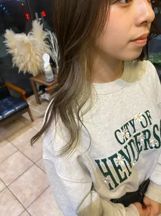 セミロング カラー 西田辺/ タカスナオヤのヘアスタイル