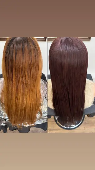 ロング カラー 椎葉 祐也のヘアスタイル