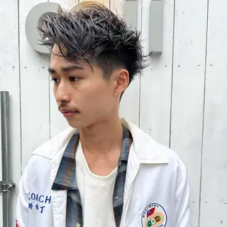 メンズ happy  man 🌸血色カラー🌸のヘアスタイル