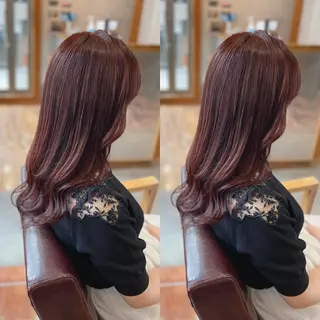 セミロング カラー 木村丈晴✂️ご来店 お待ちしてます😊のヘアスタイル