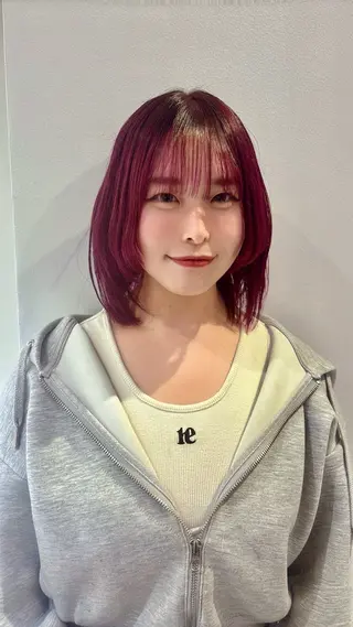 ミディアム ayumi🦖/ ブリーチ/髪質改善のヘアスタイル