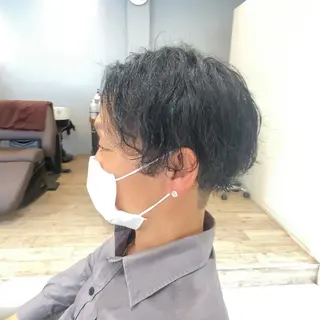 パーマ メンズ メンズサロンGRIT 店長 深山一平のヘアスタイル