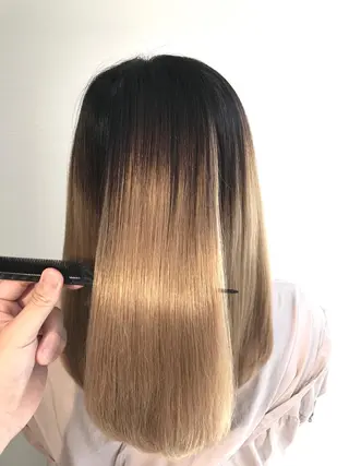 セミロング カラー パーマ ヘアアレンジ 🥇髪質改善🥇 polon代表鵜澤のヘアスタイル