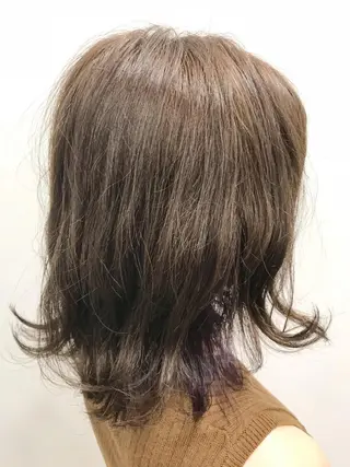 ミディアム カラー 池田 雄太 ✨美髪縮毛矯正✨のヘアスタイル