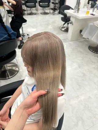 ロング 韓国ガーリー🤍ハイ トーン🤍Ayanaのヘアスタイル