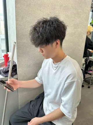 ショート パーマ メンズ 【メンズ特化】 笹目純のヘアスタイル