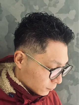 ショート メンズ ヒロ銀座barber shop 大阪本店所属・平田 翔也のヘアスタイル