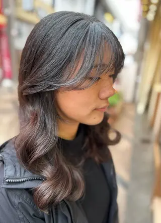 セミロング レイヤー/ウルフ/ /奈良/ RIHOのヘアスタイル