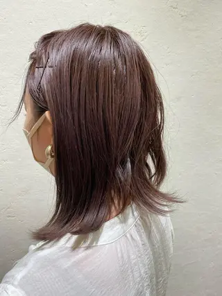 カラー フェニーチェ高崎所属・鶴谷 麻衣のヘアスタイル