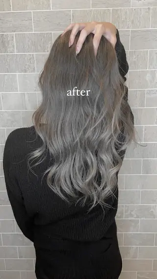 セミロング 栗林 茉那のヘアスタイル