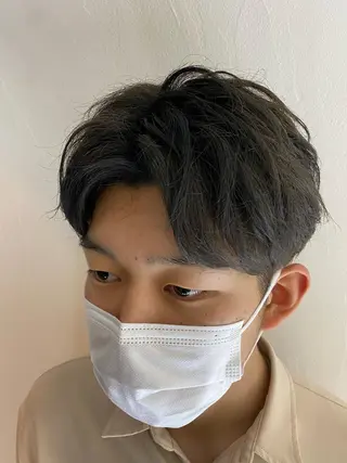 ミディアム メンズ 柳澤 和也のヘアスタイル