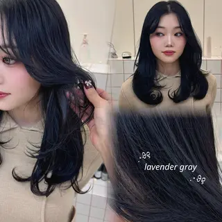 カラー 🌷花屋併設🌷 岡本明日実のヘアスタイル