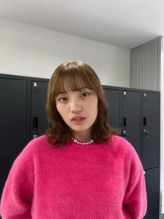 ミディアム ベージュカラー/ 新潟/万代/なお🎀のヘアスタイル