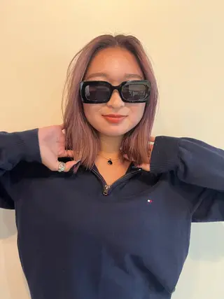 ミディアム レイヤーカット\ウル フ　chinatsuのヘアスタイル