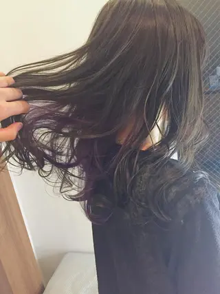 セミロング カラー MIZUHO / ダブルカラー髪質改善のヘアスタイル